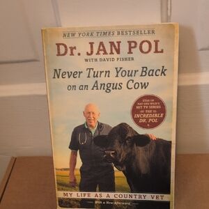 Avery Bookwith Blue and Black Accents.  Never Turn Your Back On A Black Angus